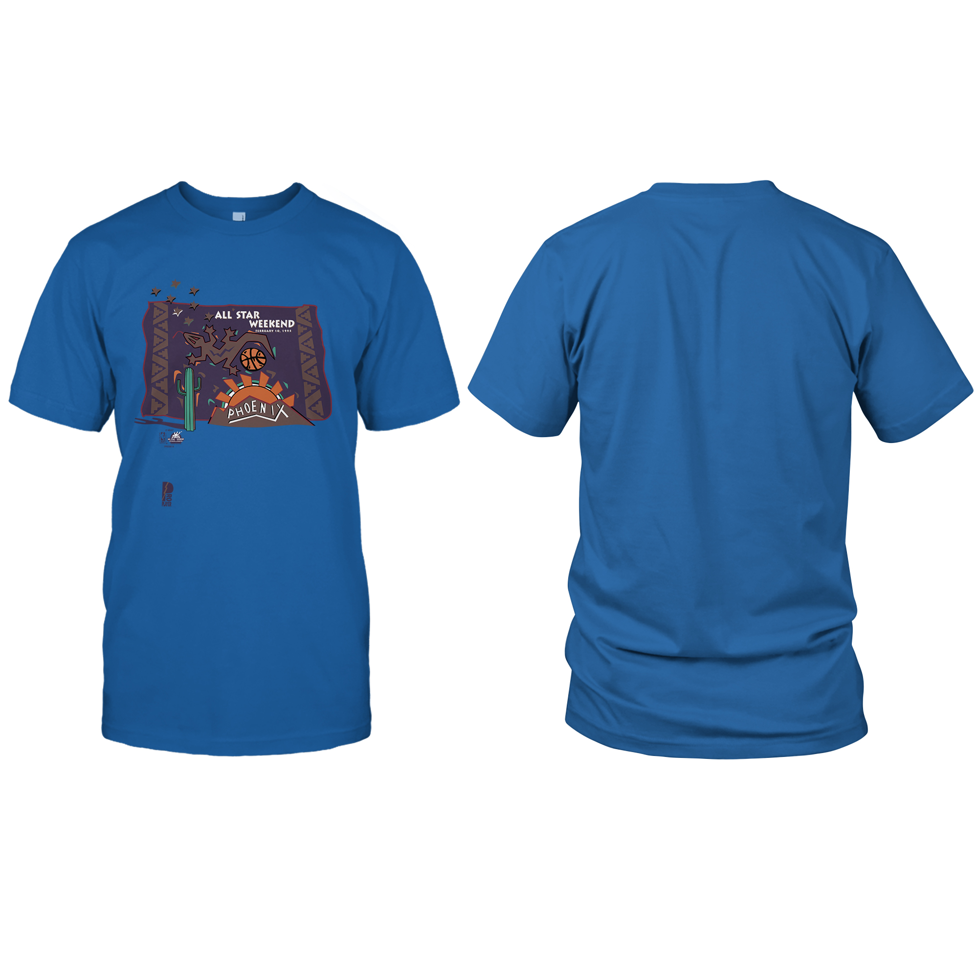 Vintage Pro Player NBA ALL STAR WEEKEND Phoenix T-Shirt mockup color11